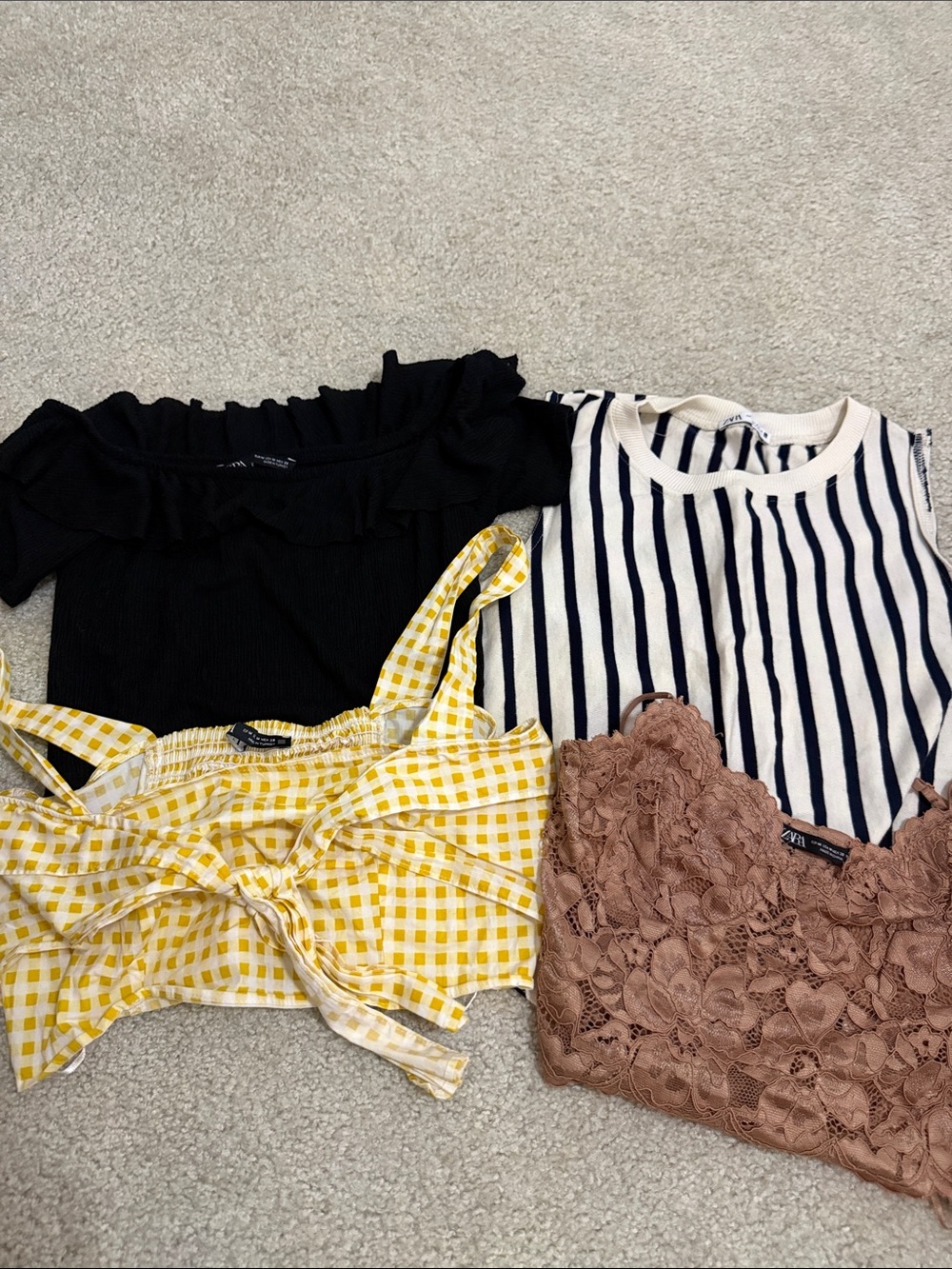 4 Zara top bundle